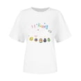 thumbnail image 2 of Birdeem Mode Femmes Décontracté Imprimé Chandail à Manches Courtes T-Shirt Hauts Blouse, 2 of 5