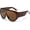 A01- Brown/Brown, variant on Oversized Sunglasses for Women Men Trendy Large Big Frame Sun Glasses with UV Protection for Driving & Traveling