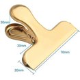 thumbnail image 2 of Chip bolsa clips, 8 pack grande oro de acero inoxidable bolsa de aire clip perfecto Feliz Sencillez, 2 of 5