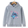 thumbnail image 5 of Sudadera con capucha de Disney Stitch de los años 90, ropa de dibujos animados para niñas y niños, sudadera de Lilo Stitch, jersey informal de manga para bebés, 5 of 5