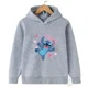 thumbnail image 5 of Sudadera con capucha de Disney Stitch de los años 90, ropa de dibujos animados para niñas y niños, sudadera de Lilo Stitch, jersey informal de manga para bebés, 5 of 5