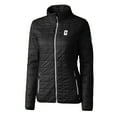 thumbnail image 2 of Women's Cutter & Buck Black Charlotte 49ers Rainier Eco Insulated Puffer Full-Zip Jacket, 2 of 3