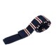 thumbnail image 1 of Accesorios de lana tejida plana Hugo para hombre rayas azul, 1 of 6