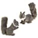thumbnail image 2 of RAZ Imports 4" Fuzzy Squirrel, 2 of 2