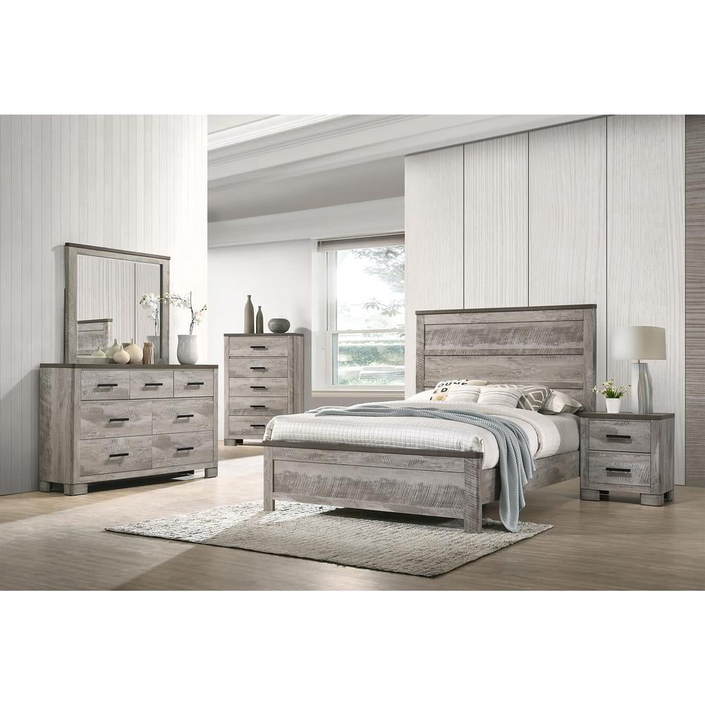 Picket House Furnishings Adam 6-Drawer Dresser with Mirror