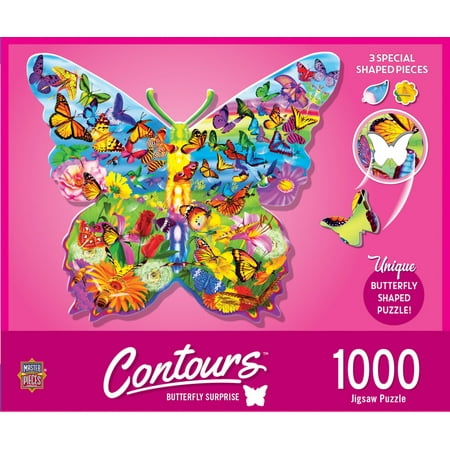 UPC: 0705988720512 | MasterPieces 1000 Piece Jigsaw Puzzle – Butterfly Surprise – 28 x24