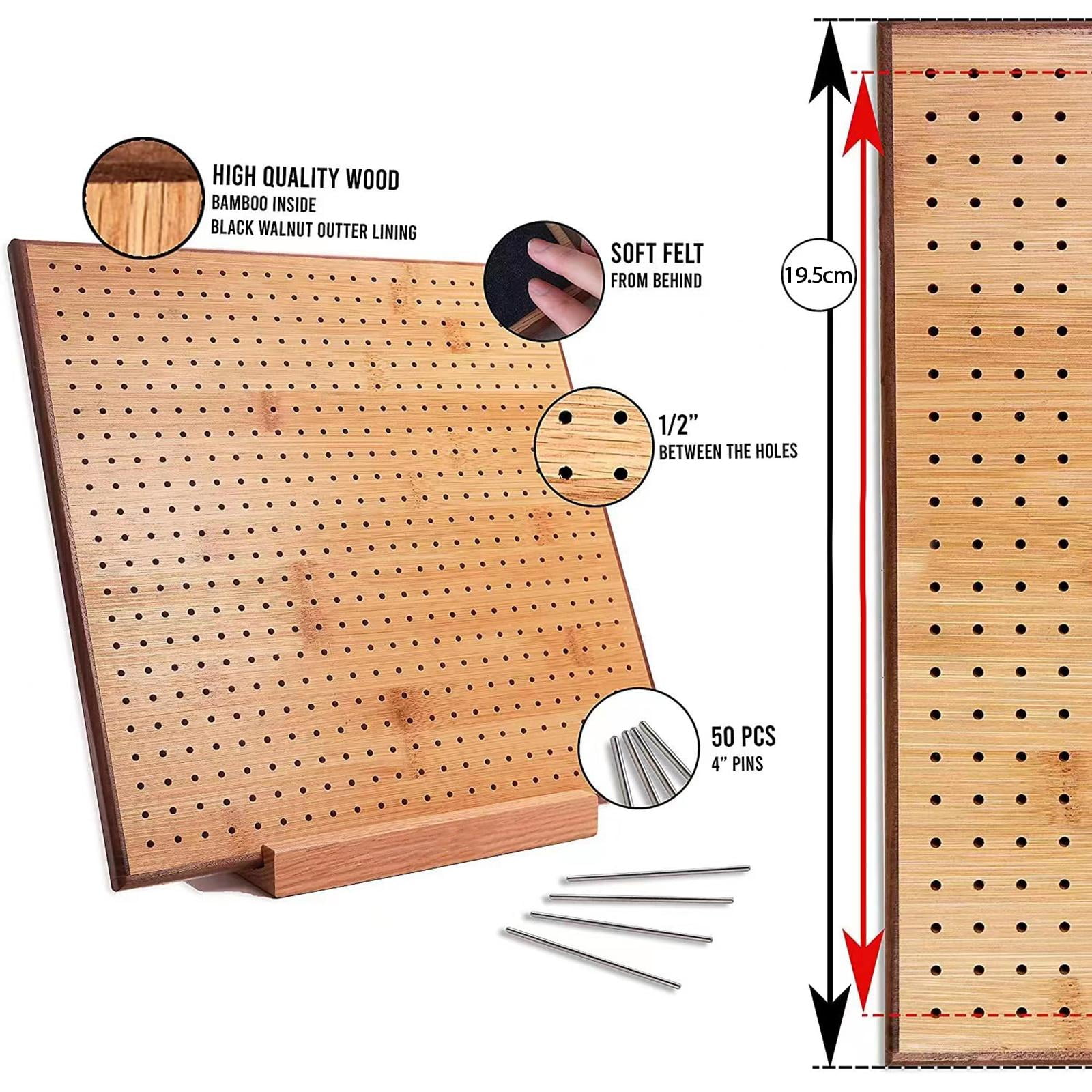 Blocking Board 4 Wooden Dowels Included for Knitting and Crochet Projects  3D Printed 