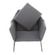 thumbnail image 4 of Sofá con sillón para muñecas Zulema Gris Miniatura, 4 of 7