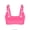 Pink, variant on High Gloss Leather Neck Bra Leather Bra Adjustable Strap Underwear ,(Medium,Black)