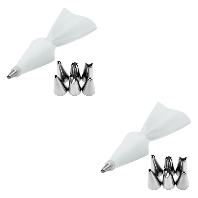 Billuyoard Hi.FANCY, juego de boquillas para manga pastelera de acero inoxidable, 8 Uds., herramientas para hornear pasteles, accesorios de cocina Type8 NO8