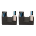 thumbnail image 1 of 2pcs USB 3.0 Male to Female Adapter 10Gbps Transmission Aluminum Alloy Fast Heat Dissipation USB 3.0 Adapter, 1 of 4