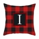thumbnail image 2 of RKSTN christmas pillow covers Twenty Six Letters Christmas Pillowcase Peach Skin Print Cushion Cover Plaid Cushion Pillowcase, 2 of 3