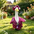 thumbnail image 6 of Nkmbld Porch Goose Decor Spring Summer Lawn Porch Goose Clothes for 23" Cement Plastic Statue Patio Yard Garden Lawn Outdoor Decoration, 6 of 8
