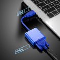 thumbnail image 2 of USB 3.0 to VGA Adapter Cable Converter Cord Wire for 1080P High Resolution Video Output and Support Two Working Modes White, 2 of 5