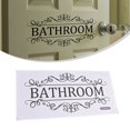 thumbnail image 4 of Wodtesl Bathroom Rules Wall Sticker Fun Vinyl Decor for Toilet and Washroom Spaces Waterproof and Removable Bathroom Sign, 4 of 8