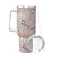 thumbnail image 2 of Pofeuu Safari Animals Print 40oz Ice Bully With Handle And Straw Stainless Steel Vacuum Insulated Cup And 2 In 1 Straw Lid, 2 of 8