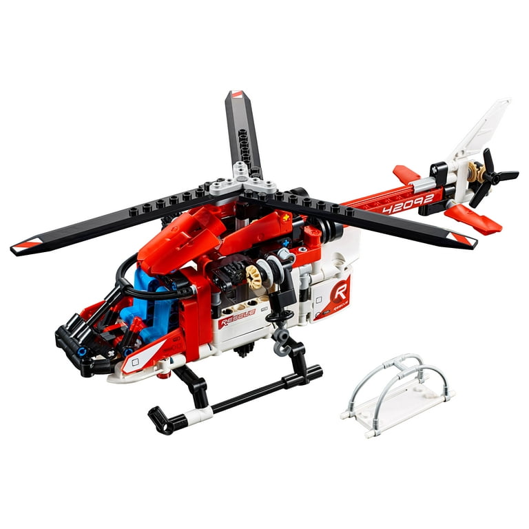 Red lego helicopter on sale