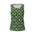 thumbnail image 4 of Lsque Broccoli 3 Printed Workout Tank Tops for Women, Athletic Sports Tank Tops, Compression Sleeveless Dry Fit Shirts,Sleeveless Yoga Shirt-Large, 4 of 9