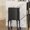 Black&Wood, variant on 23L Art Decor Trash Can with Wheels, Press-to-Open Lid, Tall Standing Garbage Bin with Lockable Casters, Metal Basket for Kitchen, Living Room, Bedroom, Cream White