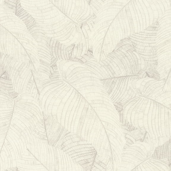 Rasch Galner Ivory Leaves Wallpaper