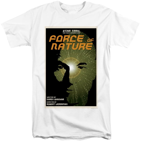 Star Trek Tng Season 7 Episode 9 Adult Tall T-Shirt 18/1 T-Shirt White