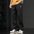 thumbnail image 4 of Pantalones holgados de talla grande para hombre, pantalones cargo rectos de moda estética para hombre, ajuste regular, pantalones de diseñador vintage emo Y2k más baratos de calle, 4 of 5