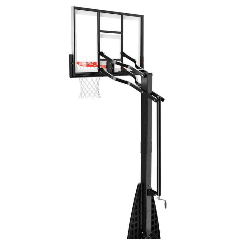 Spalding 60 Acrylic Screw Jack Portable Basketball Hoop, 44 OFF