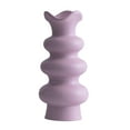 thumbnail image 1 of Jarrón de cerámica Jarrón moderno para flores Elegante arreglo floral Jarrón decorativo Violeta 21cm, 1 of 9