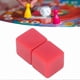 thumbnail image 3 of 6pcs Blank Dice Set Plastic Hexahedral Cubes for Classroom Board Games Math Teaching Party Favor Fun Red, 3 of 5
