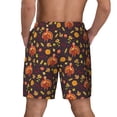 thumbnail image 2 of Lsque Mens Swim Trunks Turkey Bird Pattern - Bathing Suit Compression Liner - Beach Swim Shorts Swimwear - (S-3XL) - Stretch Quick Dry -3X-Large, 2 of 9