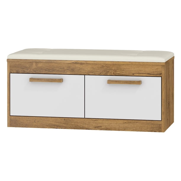 Furniture Agency Maximus Upholstered Entryway Storage Bench