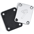 thumbnail image 3 of 2X 70S 4-Bolt Guitar Neck Plate Neckplate with Screws (Silver), 3 of 4
