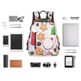 thumbnail image 6 of Balery Christmas Gingerbread Cookies Lightweight Backpack for Men and Women - Durable and Water-Resistant, Ideal for School, Work, Travel, and Everyday Use, 6 of 9