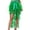 Green, variant on Women's Belly Dance Hip Scarf Belt Skirt Latin Dance Belt Performance Tassel Wave Skirt