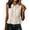 Beige, variant on Women's Plus Size Tank Top Peasant Blouse Vacation Summer Camisole Summer Ruffle Short Sleeve Tops Summer Sleeveless Linen Top Boho Vacation Summer Tops Camisole Gauze Shirts for Women