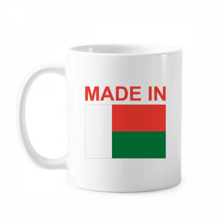 

Madagascar Country Love Mug Pottery Cerac Coffee Porcelain Cup Tableware