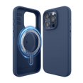 thumbnail image 1 of Funda Elago de silicona magnética compatible con iPhone 15 Pro Indigo, 1 of 6