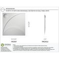 thumbnail image 2 of Ekena Millwork 19 5/8"W x 19 5/8"H Ezra EnduraWall Decorative 3D Wall Panel, White, (50-Pack for 133.73 Sq. Ft.), 2 of 12