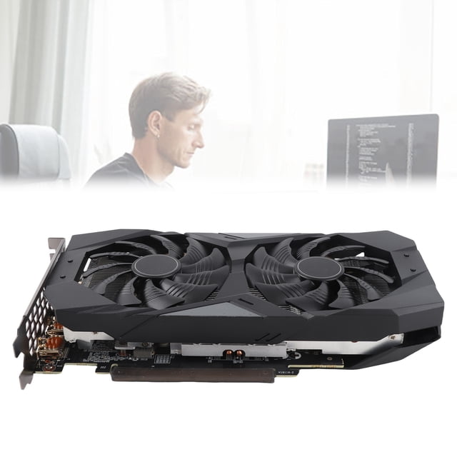 Tarjeta Gráfica Para Juegos, Interfaz De Pantalla DVI D HD Tarjeta De Video Para Juegos 192 Bits 6 GB RTX2060 Para El Hogar Para Computadora PC