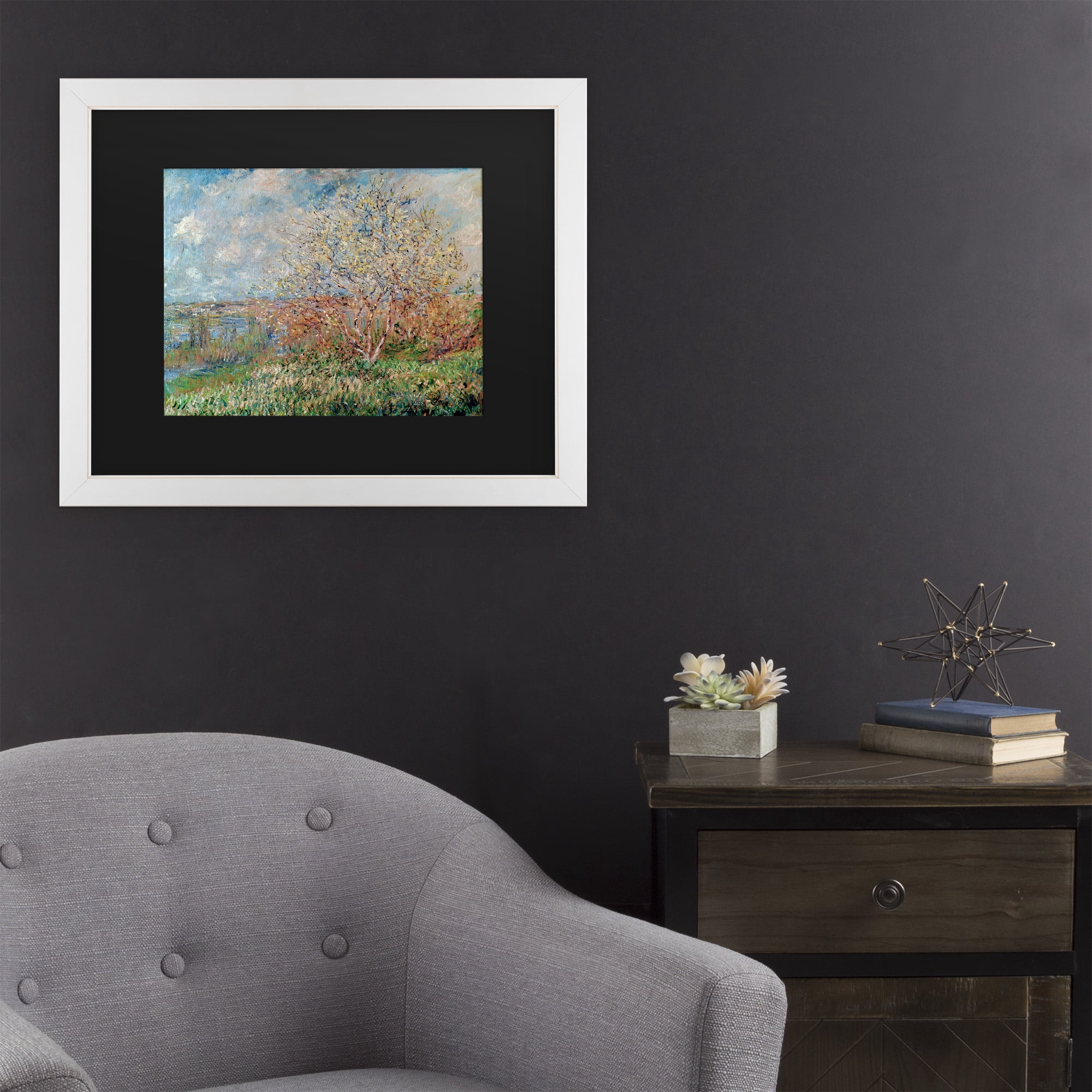 Trademark Fine Art 'Spring 1880' Canvas Art by Claude Monet