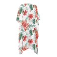 thumbnail image 2 of HELLHERO Mexican Tropical Floral Kimono Swimsuit Cover Up - Lightweight Breathable Beach Cardigan for Women's Summer Vacation & Pool Party, 2 of 6
