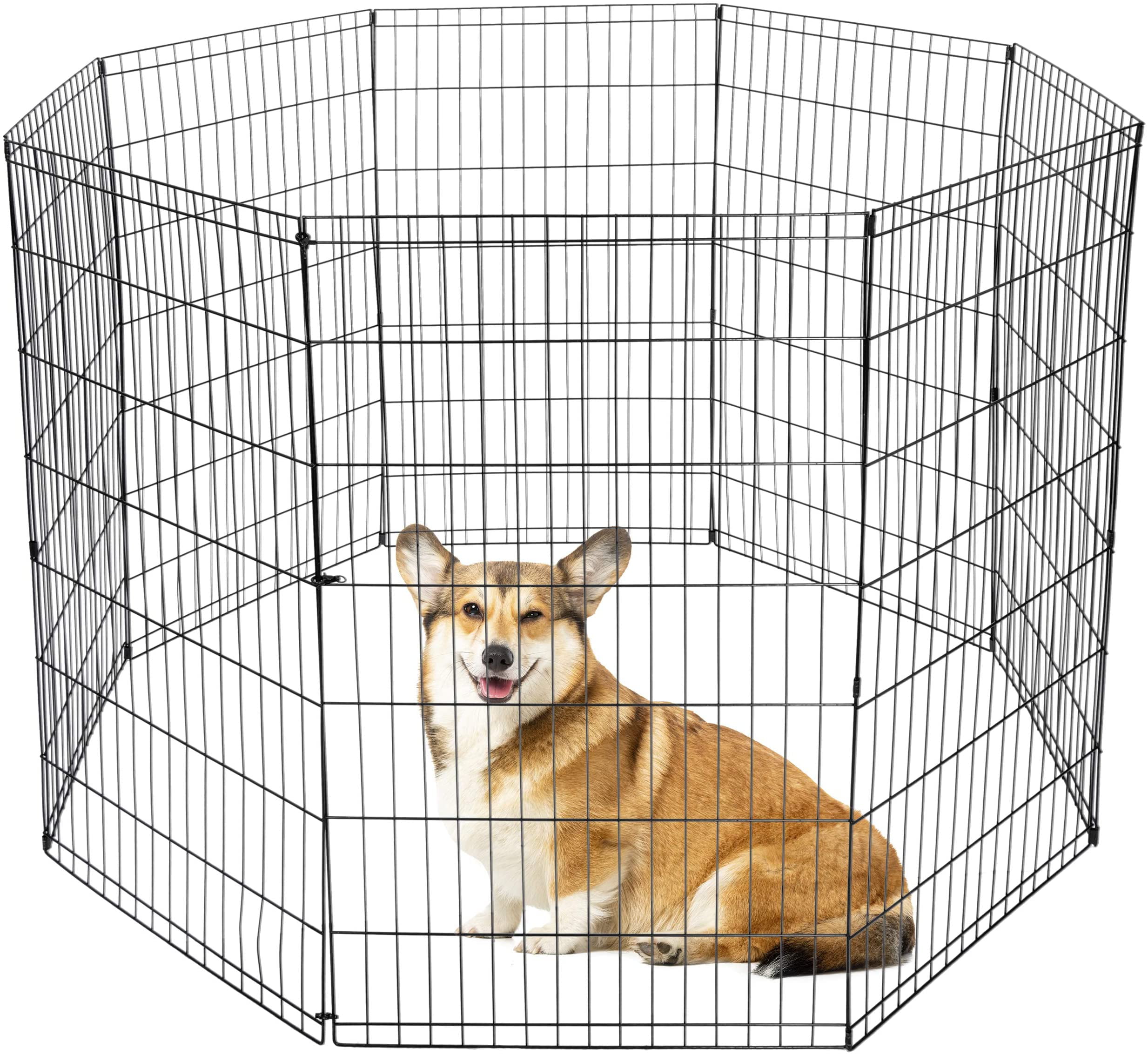 Portable Exercise Playpen Pet Crate Cage Dog Kennel Puppy Fence Folding Play Pen 