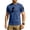 Royal Blue, variant on Mens Loose Fit Tactical T-Shirts Crew Neck Quick Dry Polyester Hook Loop Patch Breathable Short Sleeve Outdoor, Royal Blue, 3XL