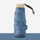 thumbnail image 1 of Paraguas plano de cinco pliegues, ligero, protector solar, paraguas de bolsillo pequeño para mujer, paraguas plegable de vinilo para el sol, 1 of 6