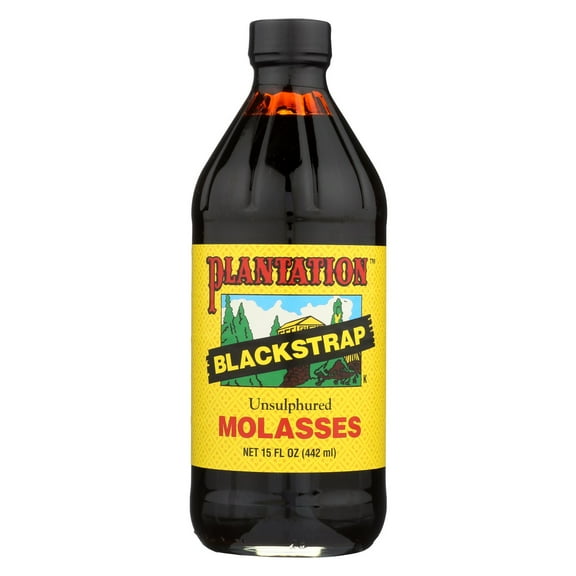 Plantation Blackstrap Molasses Syrup Unsulphured 15 Fl oz.