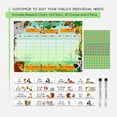 thumbnail image 2 of Luigi's Large Safari Animal Magnetic Star/Reward Chart for Kids: Encourages Good Behaviour and Customisable with Choice of Magnets and Dry Erase Feature, 2 of 4