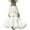 White, variant on HQREA Luxury Pearl Dog Bride Wedding Dress,White Formal Puppy Princess Tutu Skirt for Small Dogs