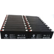 SPS Brand 12V 2.3 Ah Replacement Battery (SG1223T1) for R & D Batteries 5515 (24 Pack)