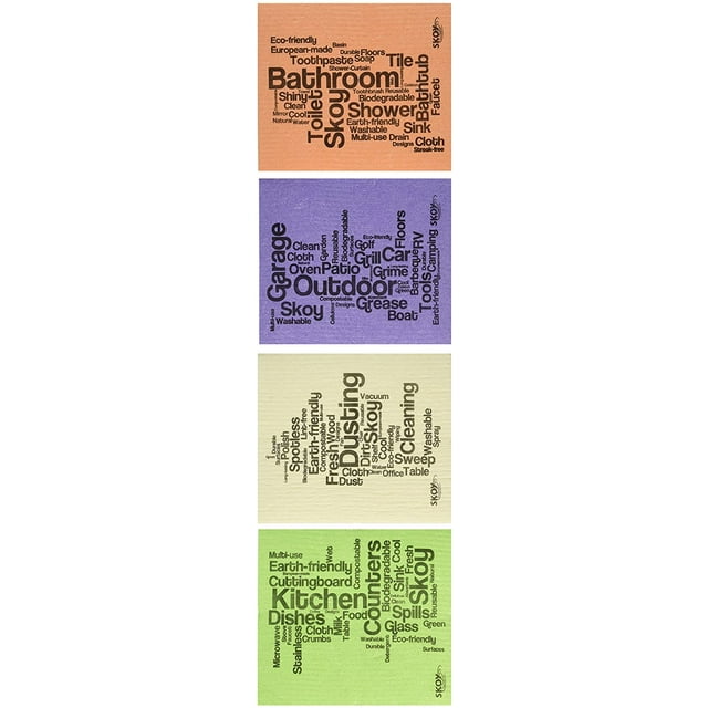 Tissu, Lot de 4, Texturé, 4 Unités