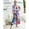 thumbnail image 5 of Edolynsa Women's Boho Printed Kimonos Lightweight Swimsuit Cover ups Plus Size Bathing Suit Coverups Beach Outfits, 5 of 8